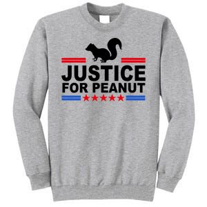 Justice For Peanut The Squirrel 2024 Tall Sweatshirt