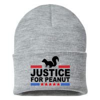 Justice For Peanut The Squirrel 2024 Sustainable Knit Beanie