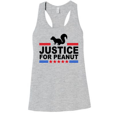 Justice For Peanut The Squirrel 2024 Women's Racerback Tank