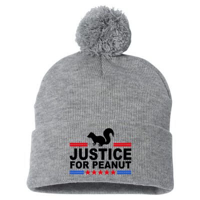 Justice For Peanut The Squirrel 2024 Pom Pom 12in Knit Beanie