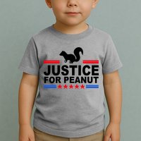 Justice For Peanut The Squirrel 2024 Toddler T-Shirt