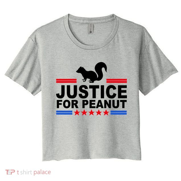 Justice For Peanut The Squirrel 2024 Crop Top