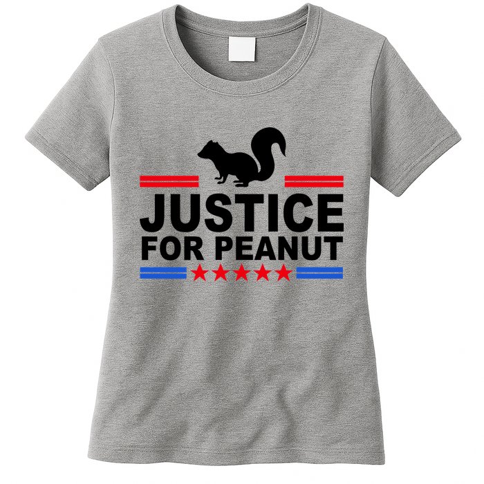 Justice For Peanut The Squirrel 2024 Womens T-Shirt