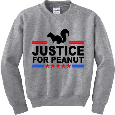 Justice For Peanut The Squirrel 2024 Kids Sweatshirt