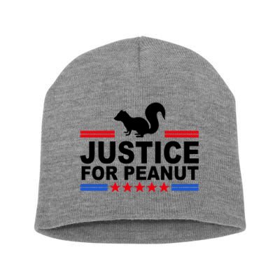 Justice For Peanut The Squirrel 2024 Short Acrylic Beanie