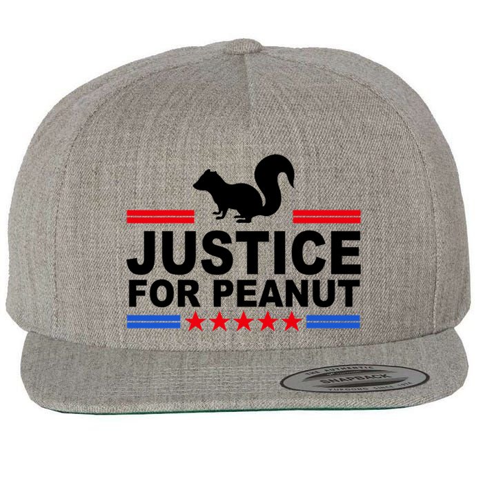 Justice For Peanut The Squirrel 2024 Wool Snapback Cap