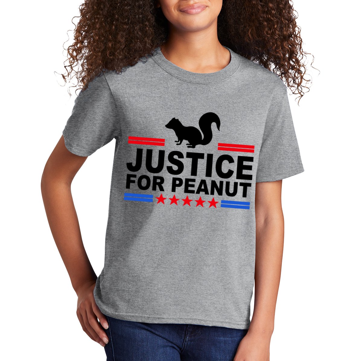 Justice For Peanut The Squirrel 2024 Kids T-Shirt