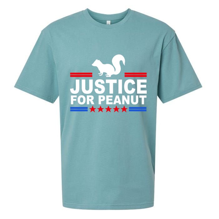 Justice For Peanut The Squirrel 2024 Sueded Cloud Jersey T-Shirt