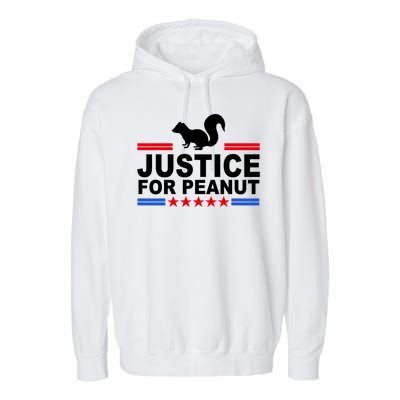 Justice For Peanut The Squirrel 2024 Garment-Dyed Fleece Hoodie