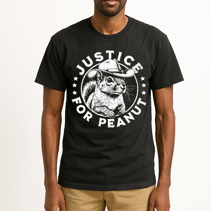 Justice For Peanut The Squirrel P’Nut Pnut Peanut Squirrel Tall T-Shirt