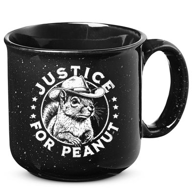 Justice For Peanut The Squirrel P’Nut Pnut Peanut Squirrel 15oz Campfire Ceramic Mug