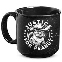 Justice For Peanut The Squirrel P’Nut Pnut Peanut Squirrel 15oz Campfire Ceramic Mug