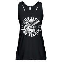 Justice For Peanut The Squirrel P’Nut Pnut Peanut Squirrel Ladies Essential Flowy Tank