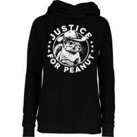 Justice For Peanut The Squirrel P’Nut Pnut Peanut Squirrel Womens Funnel Neck Pullover Hood