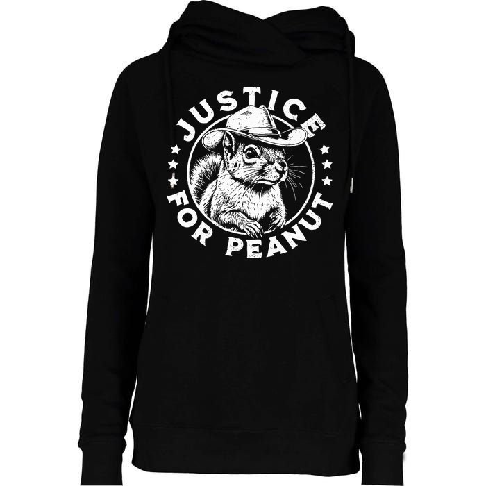 Justice For Peanut The Squirrel P’Nut Pnut Peanut Squirrel Womens Funnel Neck Pullover Hood
