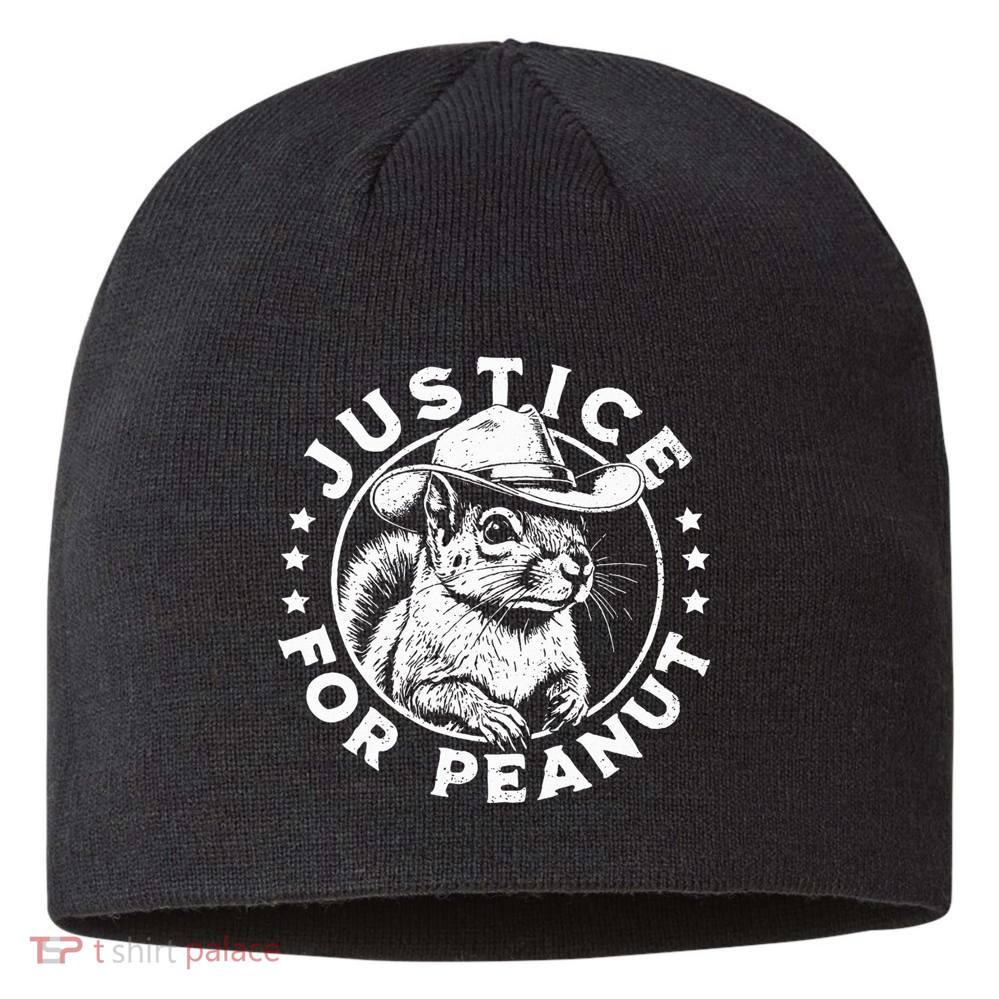 Justice For Peanut The Squirrel P’Nut Pnut Peanut Squirrel Sustainable Beanie