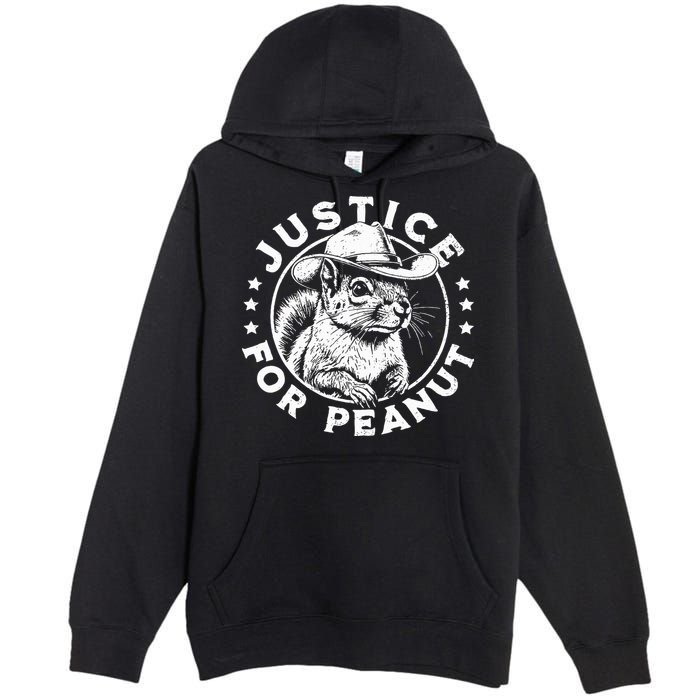 Justice For Peanut The Squirrel P’Nut Pnut Peanut Squirrel Premium Pullover Hoodie