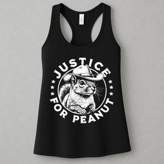 Justice For Peanut The Squirrel P’Nut Pnut Peanut Squirrel Womens Tank Top