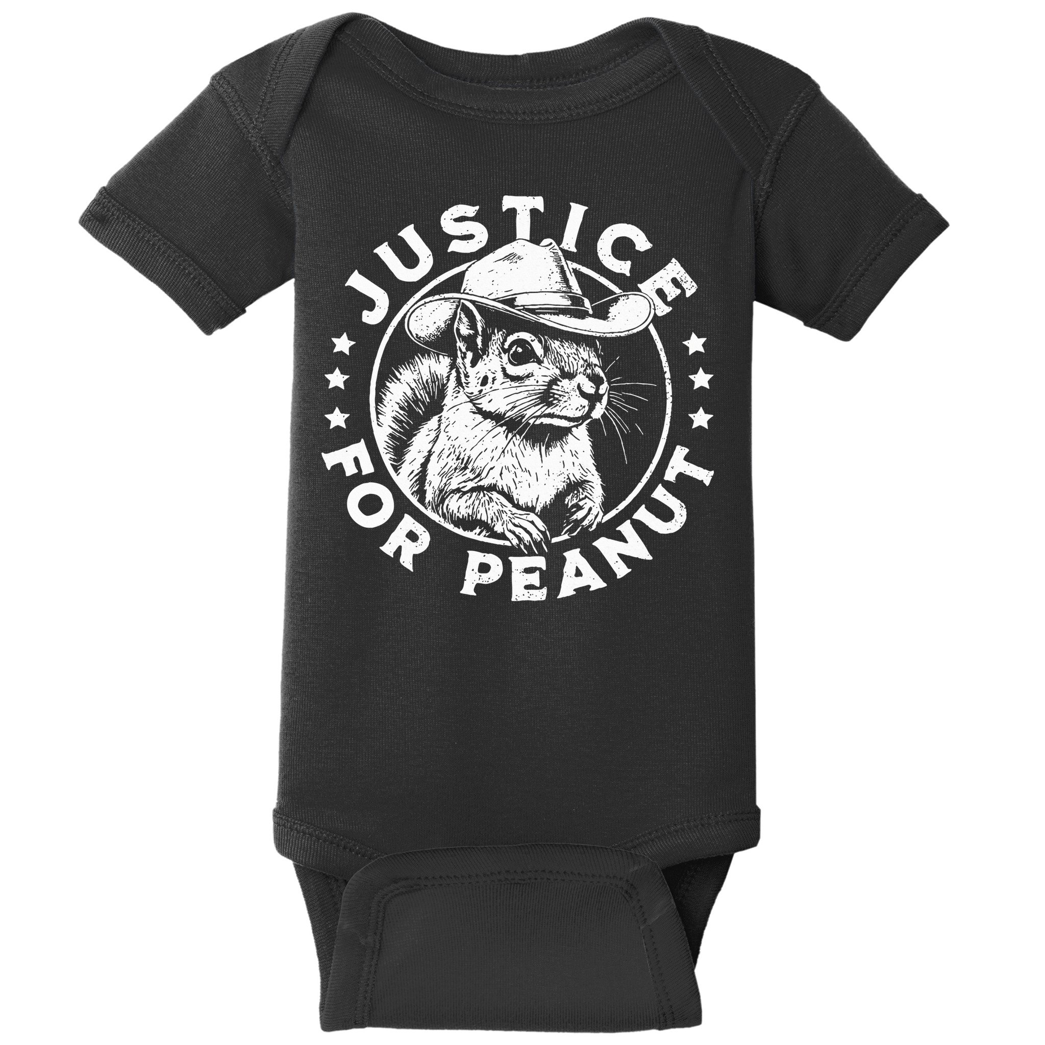 Justice For Peanut The Squirrel P’Nut Pnut Peanut Squirrel Baby Bodysuit