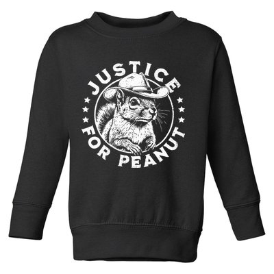 Justice For Peanut The Squirrel P’Nut Pnut Peanut Squirrel Toddler Sweatshirt