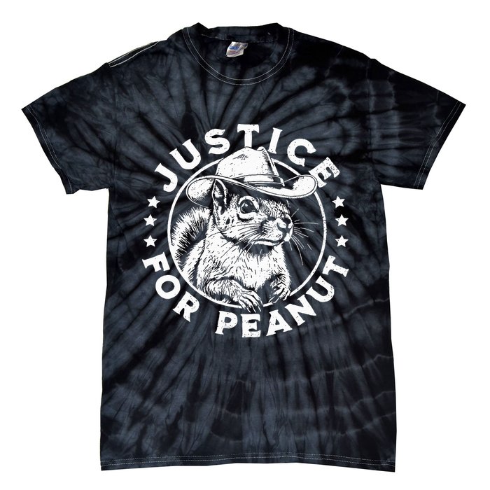 Justice For Peanut The Squirrel P’Nut Pnut Peanut Squirrel Tie-Dye T-Shirt