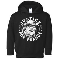 Justice For Peanut The Squirrel P’Nut Pnut Peanut Squirrel Toddler Hoodie