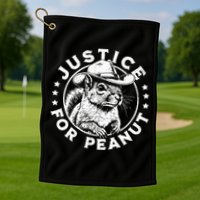 Justice For Peanut The Squirrel P’Nut Pnut Peanut Squirrel Golf Towel