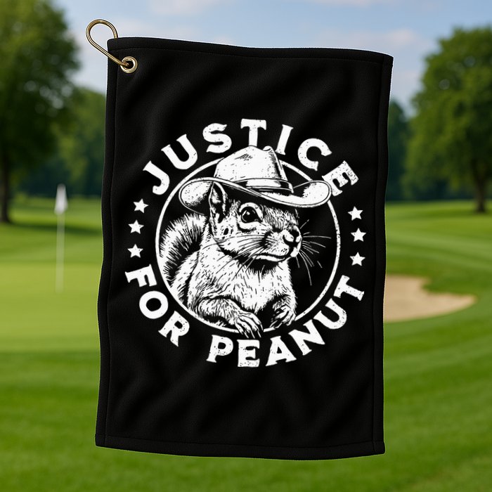 Justice For Peanut The Squirrel P’Nut Pnut Peanut Squirrel Golf Towel