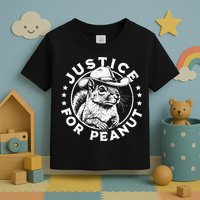 Justice For Peanut The Squirrel P’Nut Pnut Peanut Squirrel Toddler T-Shirt