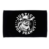 Justice For Peanut The Squirrel P’Nut Pnut Peanut Squirrel Microfiber Hand Towel