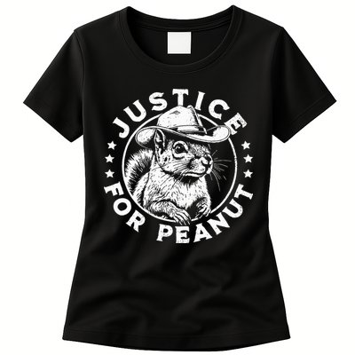Justice For Peanut The Squirrel P’Nut Pnut Peanut Squirrel Womens T-Shirt