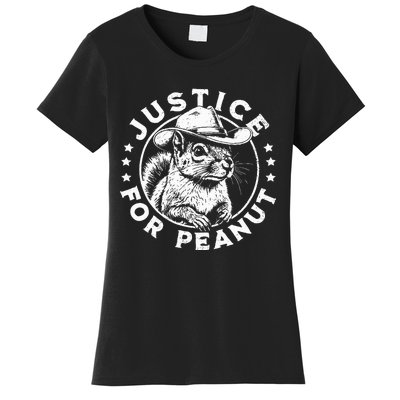 Justice For Peanut The Squirrel P’Nut Pnut Peanut Squirrel Women's T-Shirt