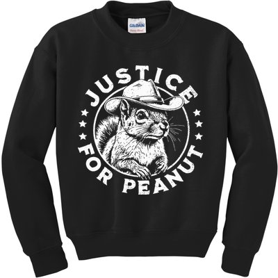 Justice For Peanut The Squirrel P’Nut Pnut Peanut Squirrel Kids Sweatshirt