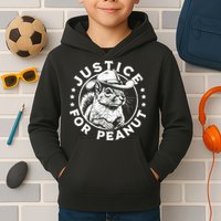 Justice For Peanut The Squirrel P’Nut Pnut Peanut Squirrel Kids Hoodie