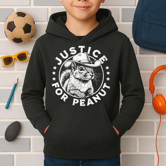 Justice For Peanut The Squirrel P’Nut Pnut Peanut Squirrel Kids Hoodie