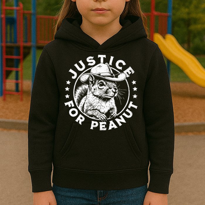 Justice For Peanut The Squirrel P’Nut Pnut Peanut Squirrel Kids Hoodie