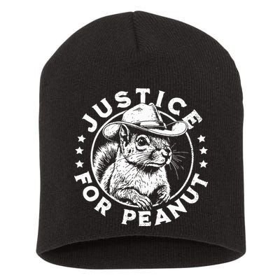 Justice For Peanut The Squirrel P’Nut Pnut Peanut Squirrel Short Acrylic Beanie