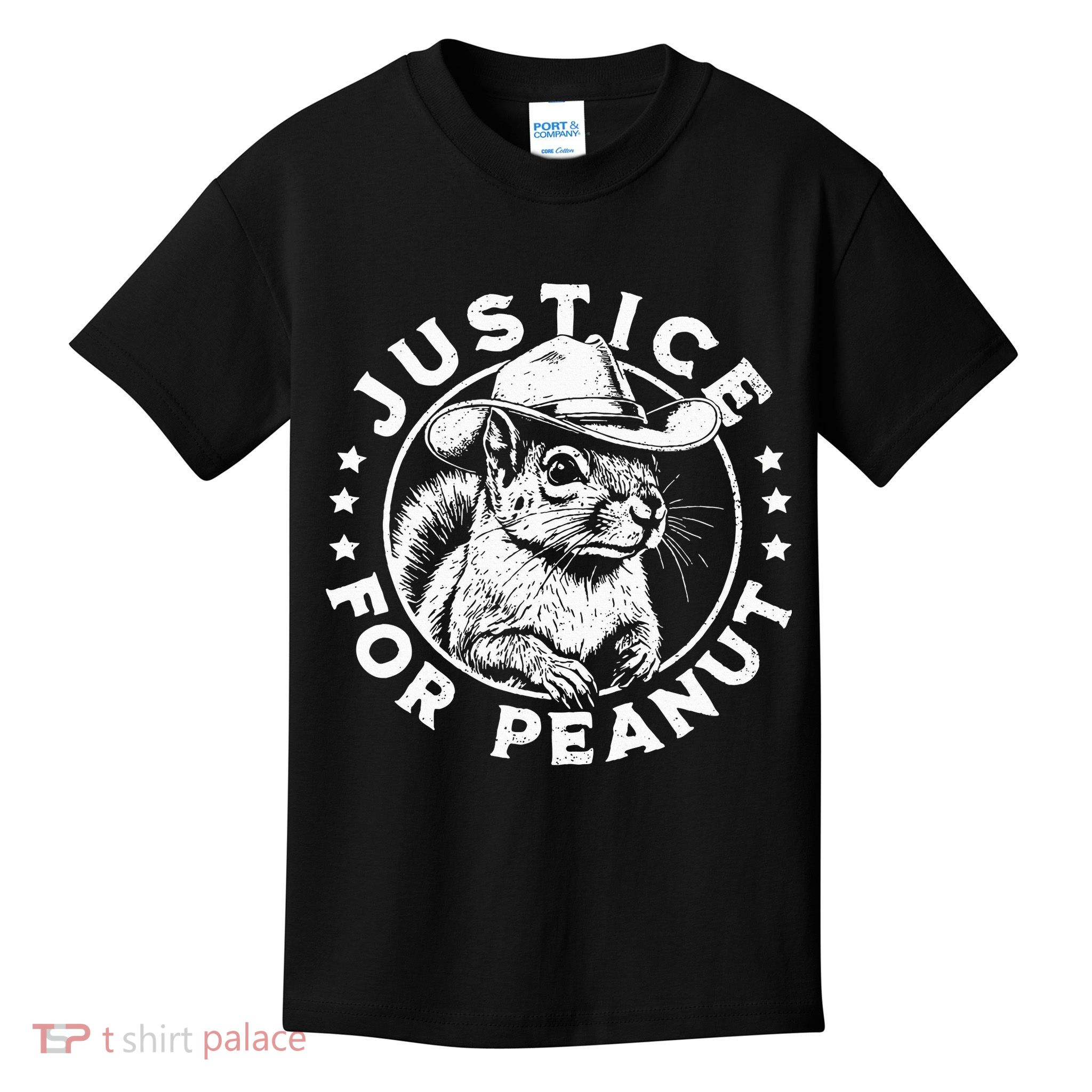 Justice For Peanut The Squirrel P’Nut Pnut Peanut Squirrel Kids T-Shirt