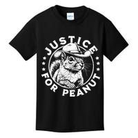 Justice For Peanut The Squirrel P’Nut Pnut Peanut Squirrel Kids T-Shirt