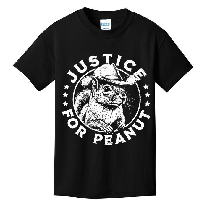 Justice For Peanut The Squirrel P’Nut Pnut Peanut Squirrel Kids T-Shirt
