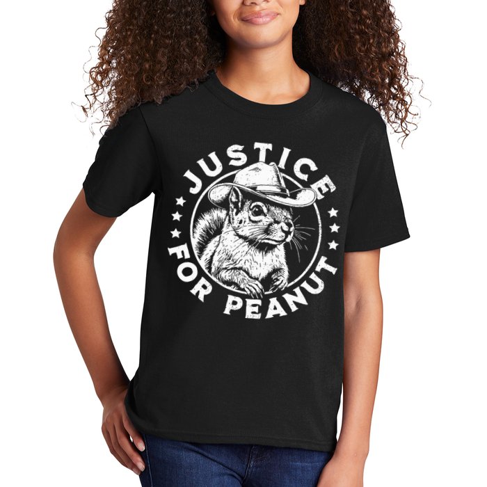 Justice For Peanut The Squirrel P’Nut Pnut Peanut Squirrel Kids T-Shirt