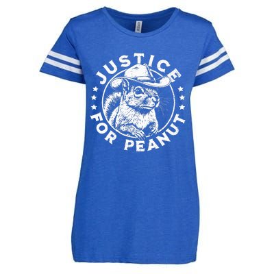 Justice For Peanut The Squirrel P’Nut Pnut Peanut Squirrel Enza Ladies Jersey Football T-Shirt