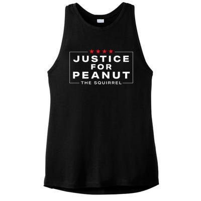 Justice For Peanut Ladies PosiCharge Tri-Blend Wicking Tank