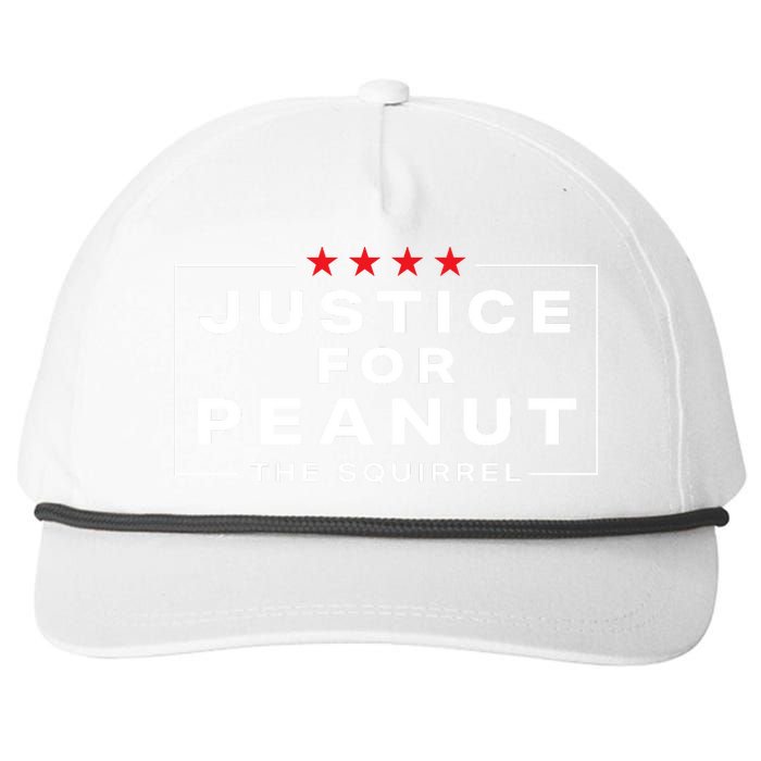 Justice For Peanut Snapback Five-Panel Rope Hat