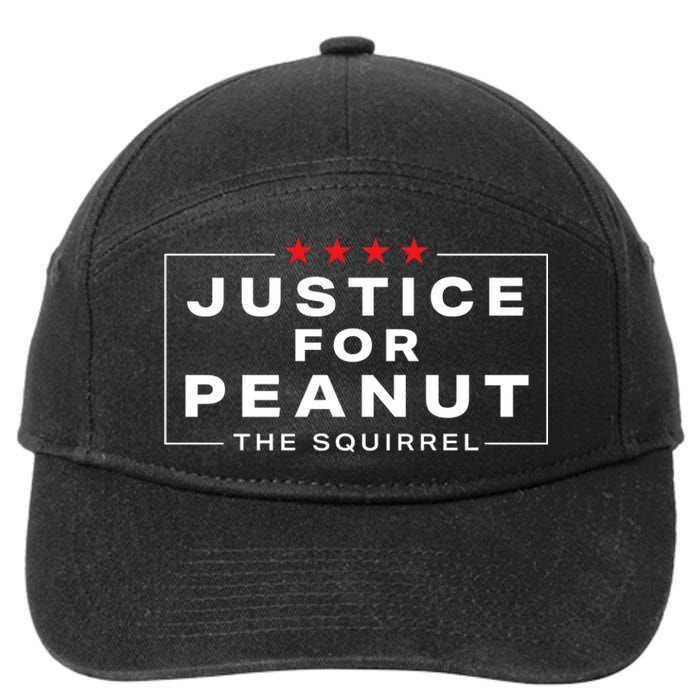 Justice For Peanut 7-Panel Snapback Hat