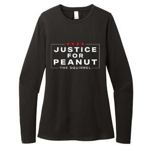 Justice For Peanut Womens CVC Long Sleeve Shirt