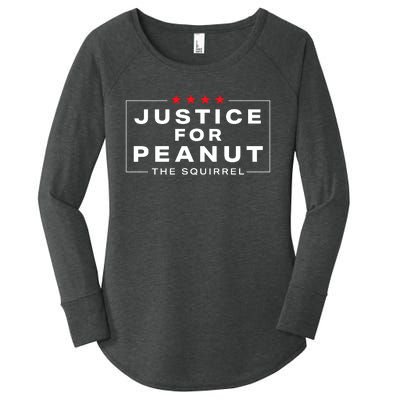 Justice For Peanut Women's Perfect Tri Tunic Long Sleeve Shirt