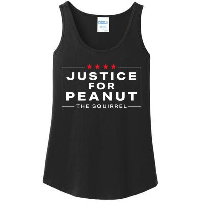 Justice For Peanut Ladies Essential Tank