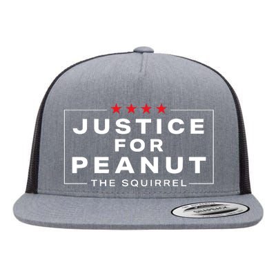 Justice For Peanut Flat Bill Trucker Hat