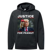 Justice For Peanut Performance Fleece Hoodie